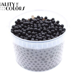 Hydrogelparels in Herbruikbare Emmer | Kleur: Zwart | Diameter 2.5 - 3 millimeter | Inhoud 3 liter | Per emmer