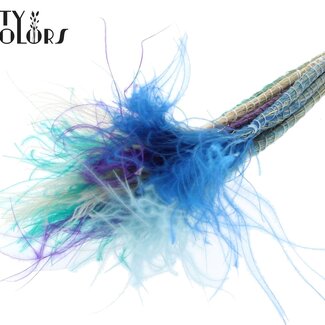 Gedroogd Stipa Vedergras “Scandinavische Mix” | Kleur: Gemengde Kleuren | Stypha Penata Droogbloemen | Lengte ± 60 centimeter | 10 pluimpjes per bos | Per bos