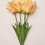 Tulpe Kunstblume | Farbe: Gelb | Länge ± 65 Zentimeter | 5 Stiele pro Bund | Pro Bund