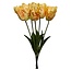 Tulpe Kunstblume | Farbe: Gelb | Länge ± 65 Zentimeter | 5 Stiele pro Bund | Pro Bund