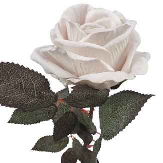 Arti Flora Roos Kunstbloem | Kleur: Oudroze | Rozen kunstbloemen | Lengte ± 70 centimeter | Per kunstroos