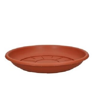 4A Kunststof Waterschotel | Kleur: Terracotta | Diameter 28 centimeter | Per 10 waterschotels