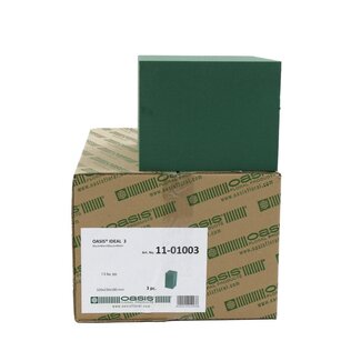 4A Oasis Block Ideal | Colour: Green | Length 32 centimeter | Width 23 centimeter | Height 18 centimeter | Per 3 blocks