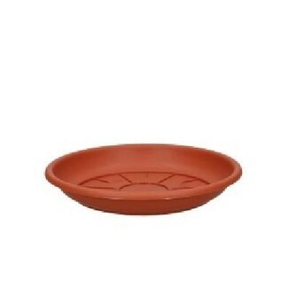 4A Plastic Water saucer | Colour: Terracotta | Diameter 18 centimetre | Per 10 water saucers