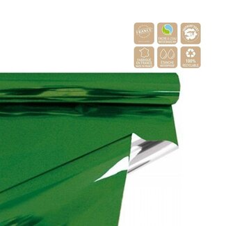 4A Foil on roll | Colour: Metallic Green | Width 70 centimeter | Length 50 meter | Per roll