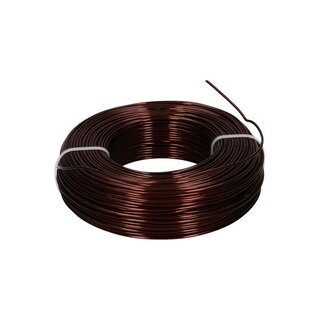 4A Aluminium Wire | Colour: Brown | Diameter 2 millimetre | Length 60 metre | Weight 500 gram | Per roll