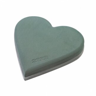 4A Oasis Heart Ecobase | Colour: Green | Diameter 50 centimeter | Height 5 centimeter | Per 2 hearts
