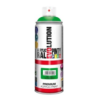 4A Acryl Spuitverf Kleurspray “Yellow Green” | Kleur: Lichtgroen | Inhoud 400 milliliter | Per spuitbus