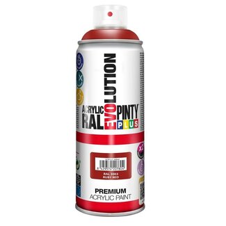 4A Acryl Spuitverf Kleurspray “Ruby Red” | Kleur: Rood | Inhoud 400 milliliter | Per spuitbus