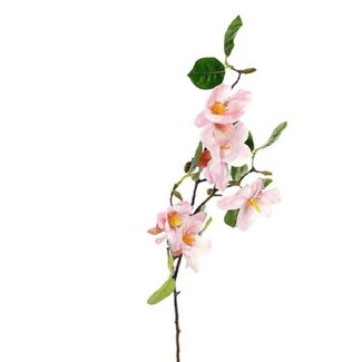 4A Magnolia artificial flower | Colour: Light pink | Length ± 94 centimeter | Per 6 artificial flowers