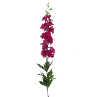 4A Delphinium Artificial Flower | Colour: Fuchsia | Delphinium Artificial Flowers | Length ± 90 centimeter | Per 4 artificial flowers
