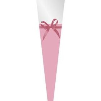4A Sleeve for 1 Rose “Cheris” | Colour: Pink | Length 54 centimetre | Width 12 centimetre | Opening 3 centimetre | Per 50 sleeves