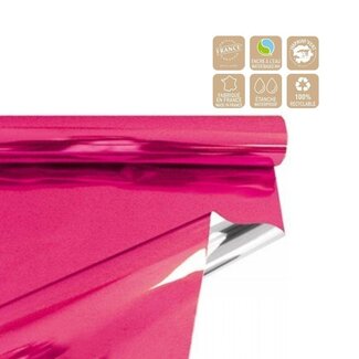 4A Foil on roll | Colour: Metallic Fuchsia | Width 70 centimeter | Length 50 meter | Per roll