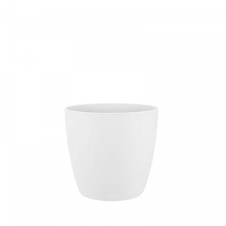 4A Kunststoff Blumentopf Pflanzenpot "Brussel" | Farbe: Natuurlijk Weiß | Durchmesser 10.5 centimeter | Höhe 10 centimeter | Pro 8 Blumentöpfe