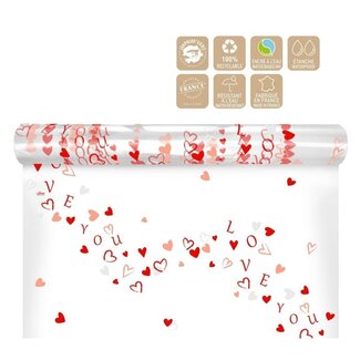 4A Folie op Rol “Extase” | Kleur: Rood | Breedte 80 centimeter | Lengte 120 meter | Per rol