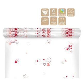 4A Folie op Rol “Desire” | Kleur: Rood | Breedte 80 centimeter | Lengte 120 meter | Per rol