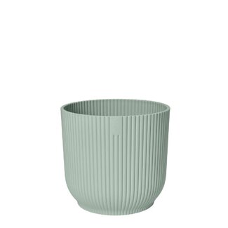 4A Plastic Flowerpot Plant pot "Vibes" | Colour: Mint | Diameter 14 centimeter | Height 13 centimeter | Per 8 flowerpots