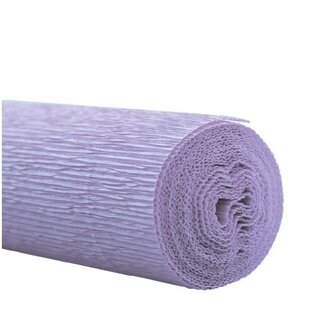 4A Crepepapier op rol | Kleur: Lilakleurig | Breedte 50 centimeter | Lengte 2.5 meter | Per 5 rollen