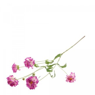 4A Zomerbloem Anjer Kunstbloem | Kleur: Paars | Lengte ± 67 centimeter | Per 12 kunstbloemen