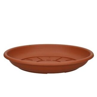 4A Plastic water saucer | Colour: Terracotta | Diameter 26 centimetre | Per 10 water saucers