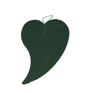 4A Oasis Bioline Heart Drop | Colour: Green | Length 25 centimeter | Width 12.5 centimeter | Height 3.5 centimeter | Per heart