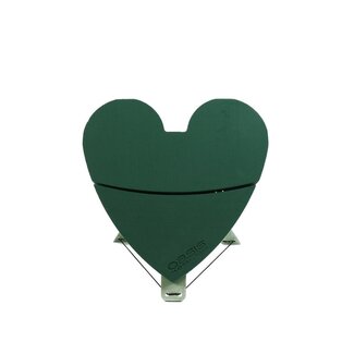 4A Oasis Bioline Heart with stand | Colour: Green | Length 43.5 centimetre | Width 43 centimetre | Height 4 centimetre | Per heart