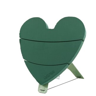 4A Oasis Bioline Heart with stand | Colour: Green | Length 60 centimeter | Width 60 centimeter | Height 5.5 centimeter | Per heart