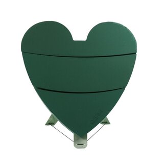 4A Oasis Bioline Heart with stand | Colour: Green | Length 75 centimeter | Width 73 centimeter | Height 5.5 centimeter | Per heart