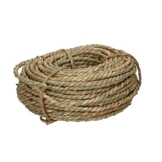 4A Thread Seagrass rope | Colour: Light brown | Diameter 6 millimeter | Length 5 meter | Per roll