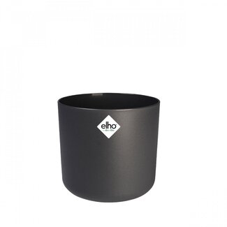 4A Plastic Flowerpot Plant pot "Soft" | Colour: Grey | Diameter 14 centimeter | Height 12.5 centimeter | Per 8 flowerpots