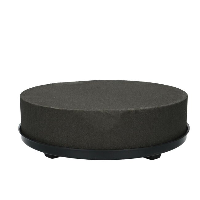 Oasis Eychenne Kussen | Kleur: Zwart | Diameter 28 centimeter | Per 2 kussens