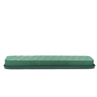 4A Oasis Casket Tray | Kleur: Groen | Lengte 90 centimeter | Breedte 21 centimeter | Hoogte 8 centimeter | Per schaal
