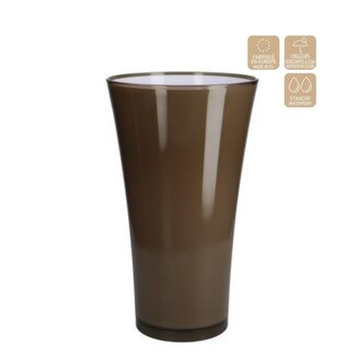4A Plastic Vase "Fizzy" | Colour: Grey | Diameter 20 centimetre | Height 35 centimetre | Per vase