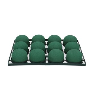 4A Oasis MiniDeco Premium | Kleur: Groen | Diameter 5 centimeter | Hoogte 4 centimeter | Per 12 blokken