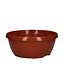 Plastic Bowl "Classic" | Colour: Terracotta | Diameter 30 centimeter | Height 13 centimeter | Per 10 bowls