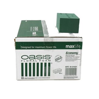 4A Oasis Block Economy | Colour: Green | Length 20 centimeter | Width 10 centimeter | Height 8 centimeter | Per 20 blocks