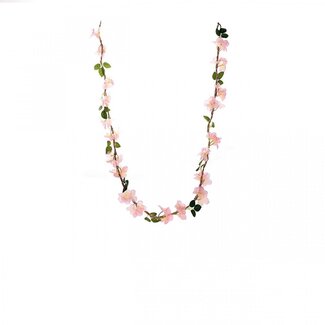 4A Apple Artificial Flowers Decorative Garland | Colour: Light Pink | Length 150 centimeter | Per Decorative Garland