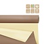 Double-sided Matte Foil on roll Universal | Colour: Light brown | Width 80 centimeter | Length 40 meter | Per roll