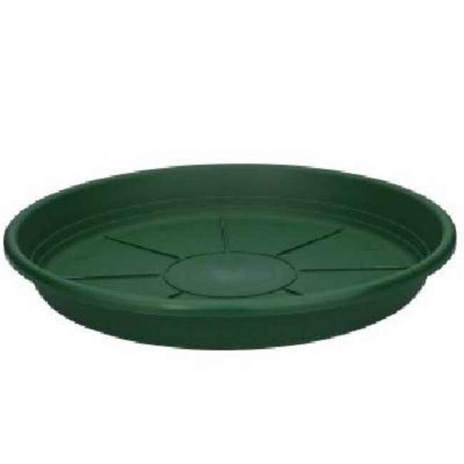Kunststof Waterschotel | Kleur: Donkergroen | Diameter 35 centimeter | Per 10 waterschotels