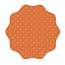 Foil Sheet “Isabella” | Colour: Orange | Diameter 73 centimeter | Per 100 sheets
