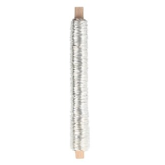 4A Metal Wire | Colour: Silver-coloured | Diameter 0.5 millimetre | Weight 100 gram | Per roll