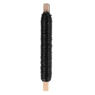 4A Metal Wire | Colour: Black | Diameter 0.5 millimetre | Weight 100 gram | Per roll
