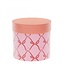 Hatbox Gift box “Amari Love” | Colour: Pink | Diameter 12.5 centimeter | Height 12 centimeter | Per 6 boxes