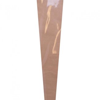 4A Hoes voor enkele Roos Basic | Kleur: Bruin | Lengte 50 centimeter | Breedte 12 centimeter | Hoogte 5 centimeter | Per 50 hoezen