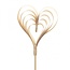 Heart Pick “Eternal Love” | Colour: Cream-coloured | Diameter 10 centimetre | Length pick ± 50 centimetre | Per 25 picks