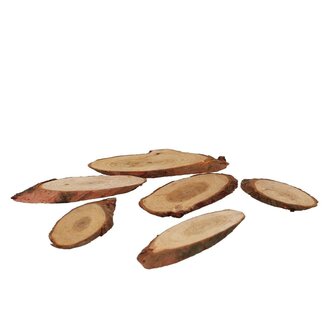4A Gedroogde Grenen Houtschijfjes | Kleur: Bruin | Droogdecoratie | Per 250 gram