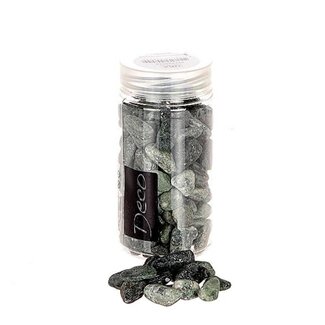 4A Natural stones | Colour: Green | Diameter 15 - 25 millimetre | Pot content 370 millilitre | Per pot