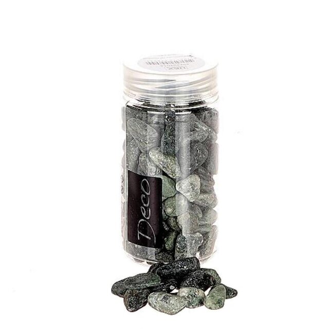 Natural stones | Colour: Green | Diameter 15 - 25 millimetre | Pot contents 370 millilitre | Per pot