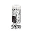 Decorative Stones | Colour: Silver-coloured | Diameter 9 - 13 millimetre | Contents jar 370 millilitre | Per jar