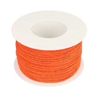 4A Paper Wire | Colour: Orange | Diameter 2 millimetre | Length 100 metre | Per roll